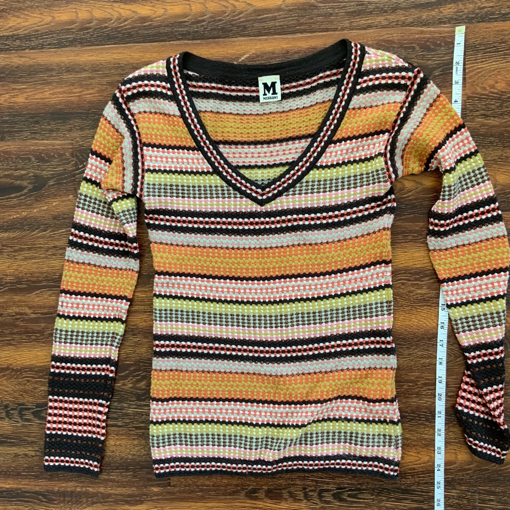 Missoni long sleeve V neck, xs/s, 00/0